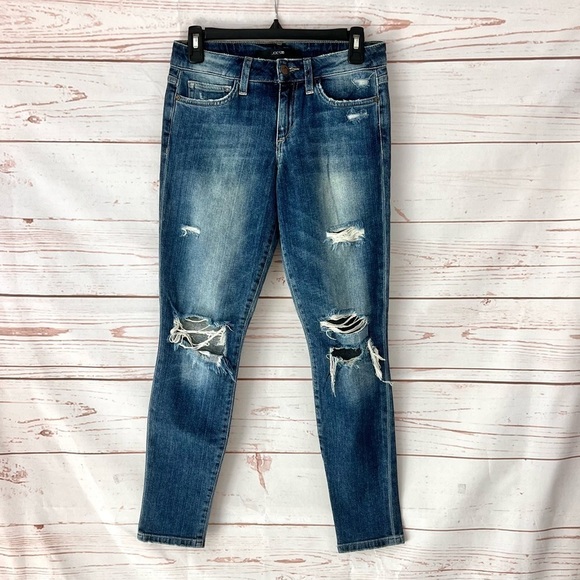 Joe's Jeans Denim - Joe’s Jeans Keagan Super Soft Destroyed Skinny Stretch Jeans 26